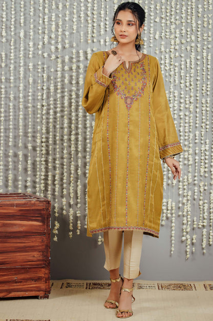 Stitched 1 Piece Staple Mysuri Embroidered Shirt