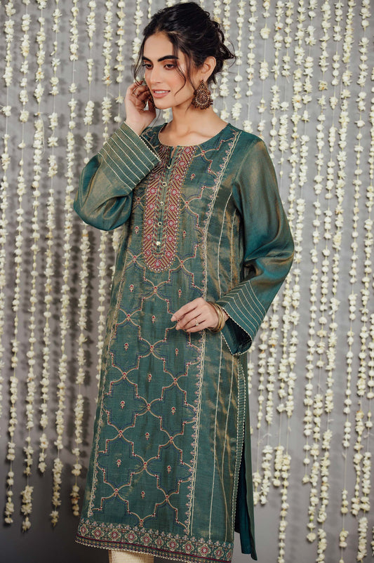 Stitched 1 Piece Staple Mysuri Embroidered Shirt