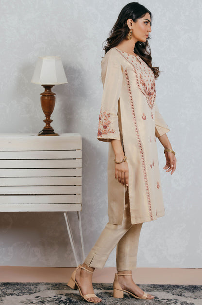 Stitched 1 Piece Mysuri Embroidered Shirt