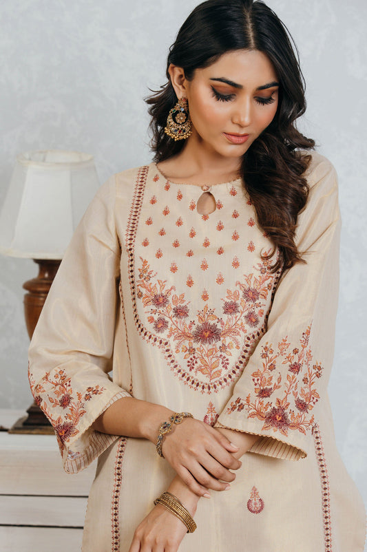 Stitched 1 Piece Mysuri Embroidered Shirt