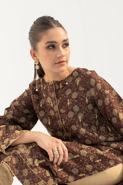 Stitched 1 Piece Digital Print + Embroidered Shirt