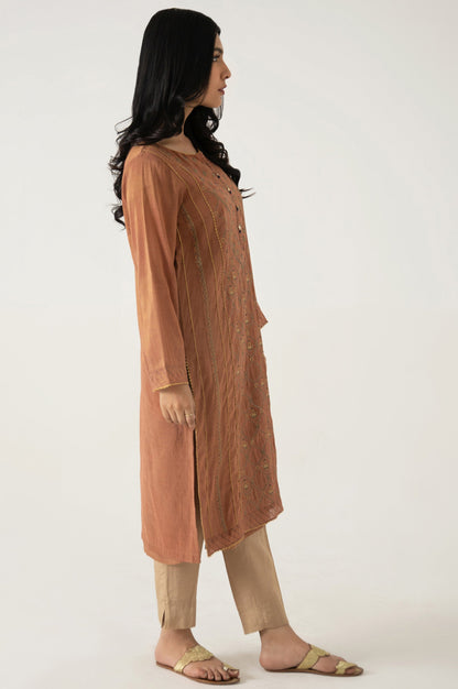 Stitched 1 Piece Staple Maysuri Embroidered Shirt