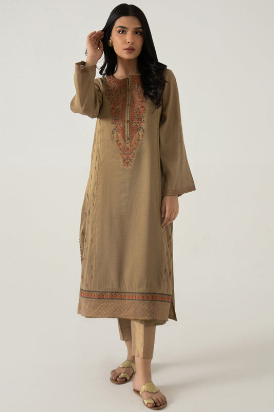 Stitched 1 Piece Staple Maysuri Embroidered Shirt