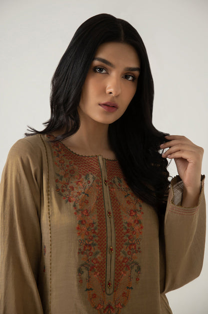 Stitched 1 Piece Staple Maysuri Embroidered Shirt