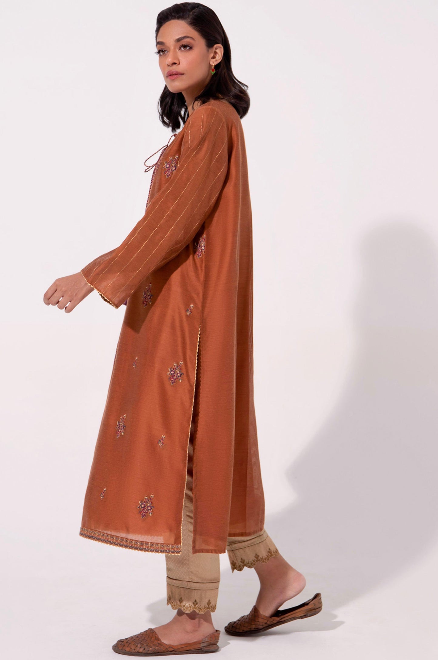 Stitched 1 Piece Cotton Net Shirt