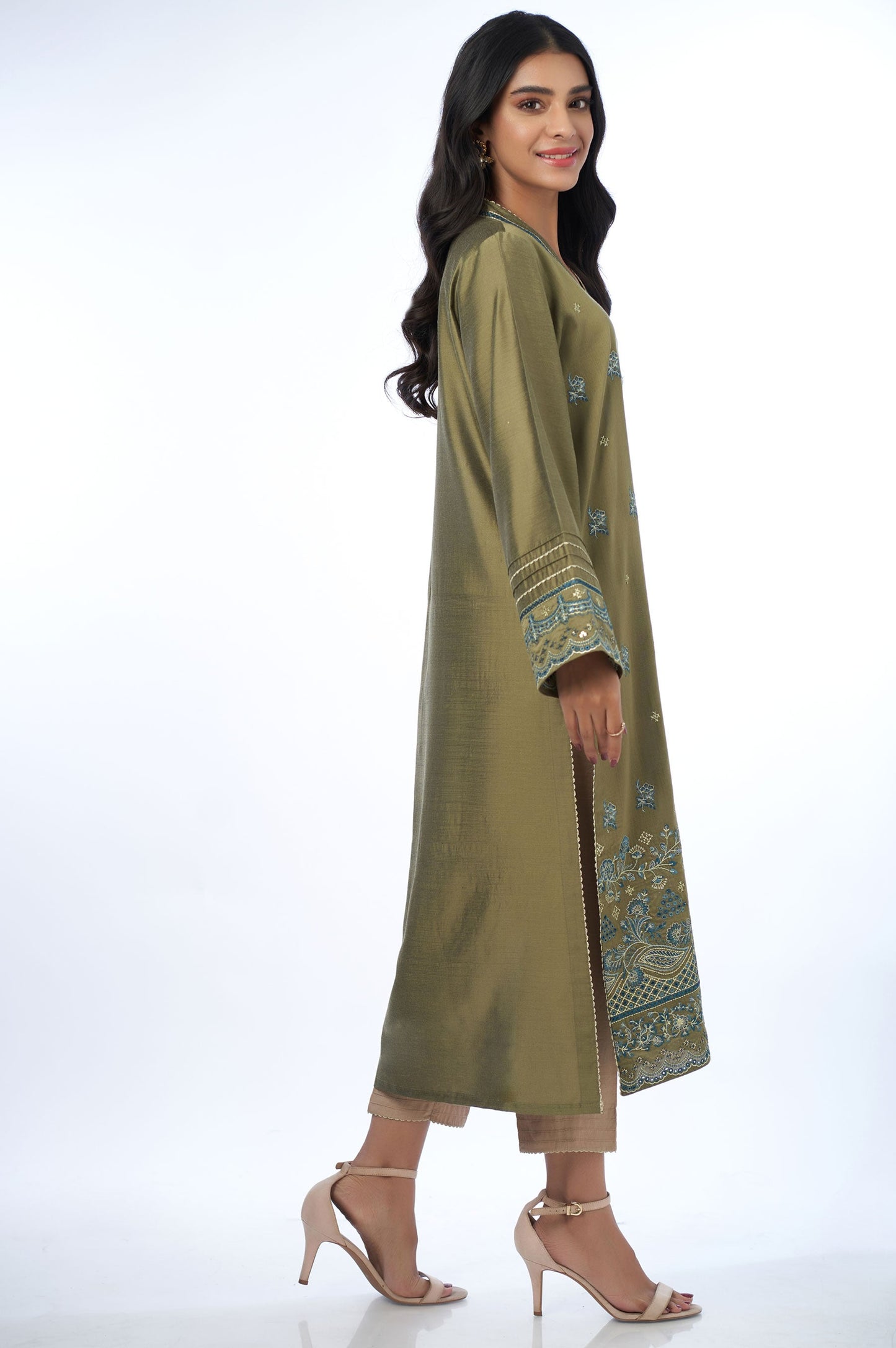 Stitched 1 Piece Cotton Silk Shirt