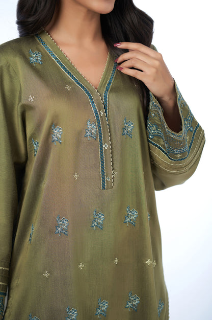 Stitched 1 Piece Cotton Silk Shirt