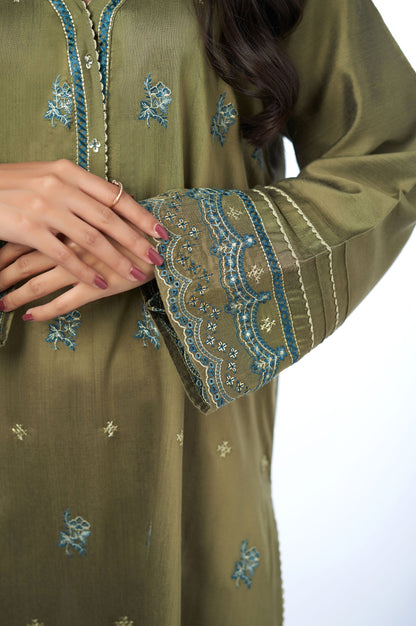 Stitched 1 Piece Cotton Silk Shirt