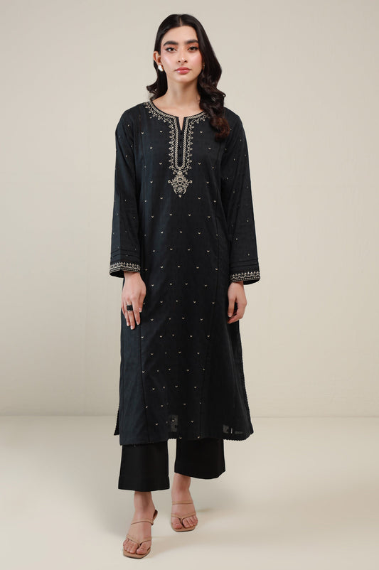 Sticthed 1 Piece Embroidered Jacquard Shirt