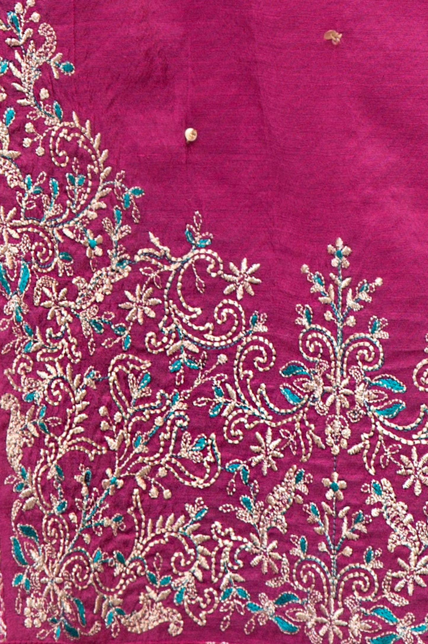 Stitched 2 Piece Jacquard Embroidered Shirt