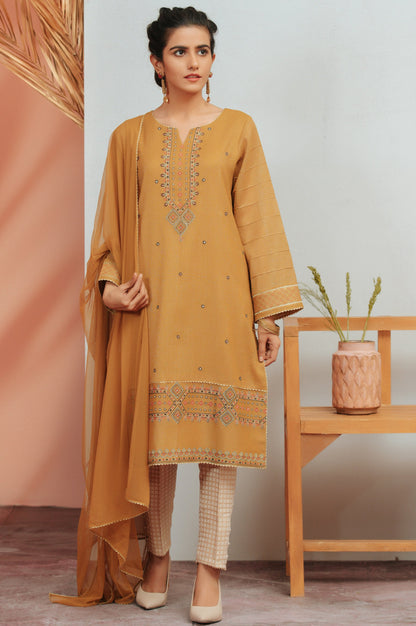 Stitched 2 Piece Karandi Maysori Embroidered Suit