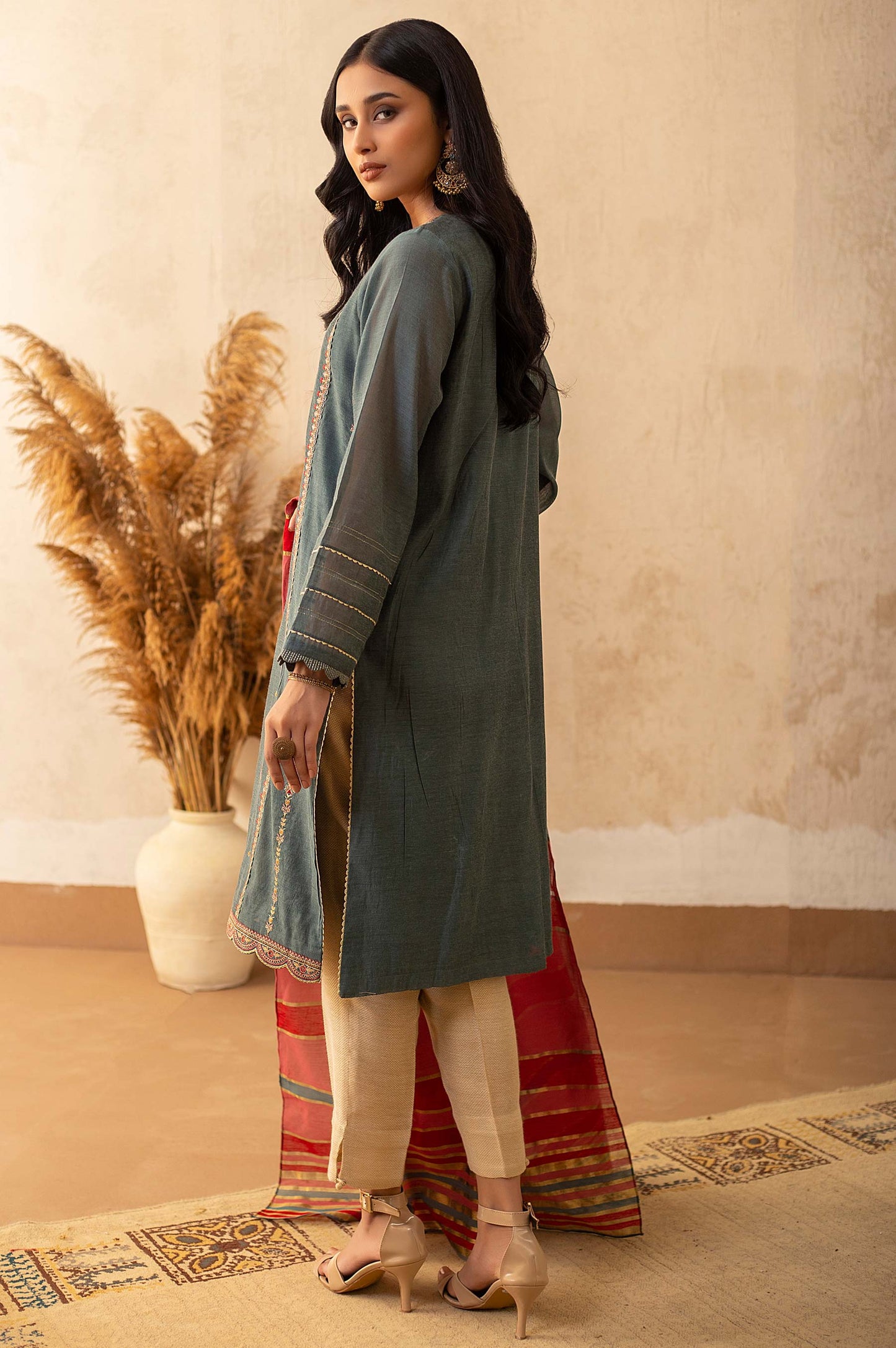 Stitched 2 Piece Staple Embroidered Suit