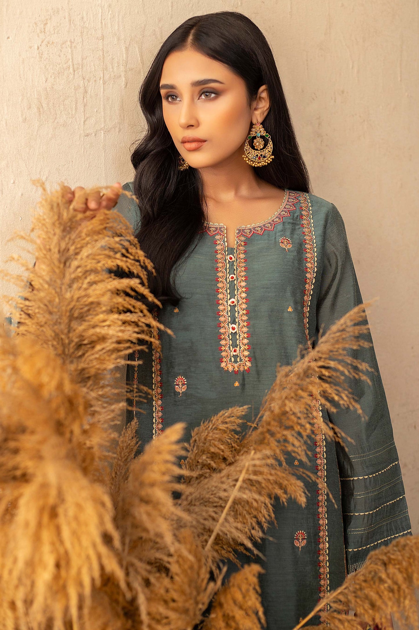 Stitched 2 Piece Staple Embroidered Suit