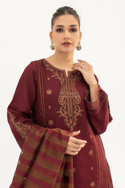 Stitched 2 Pieces Organza Outfit