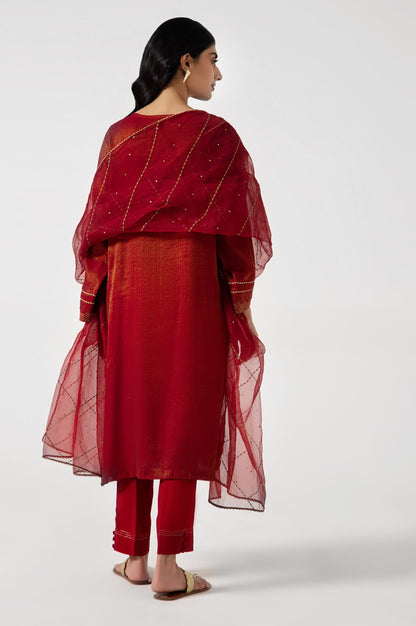 Stitched 2 Piece Mysuri Embroidered Suit