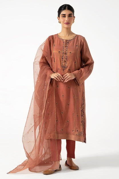 Stitched 2 Piece Mysuri Embroidered Suit