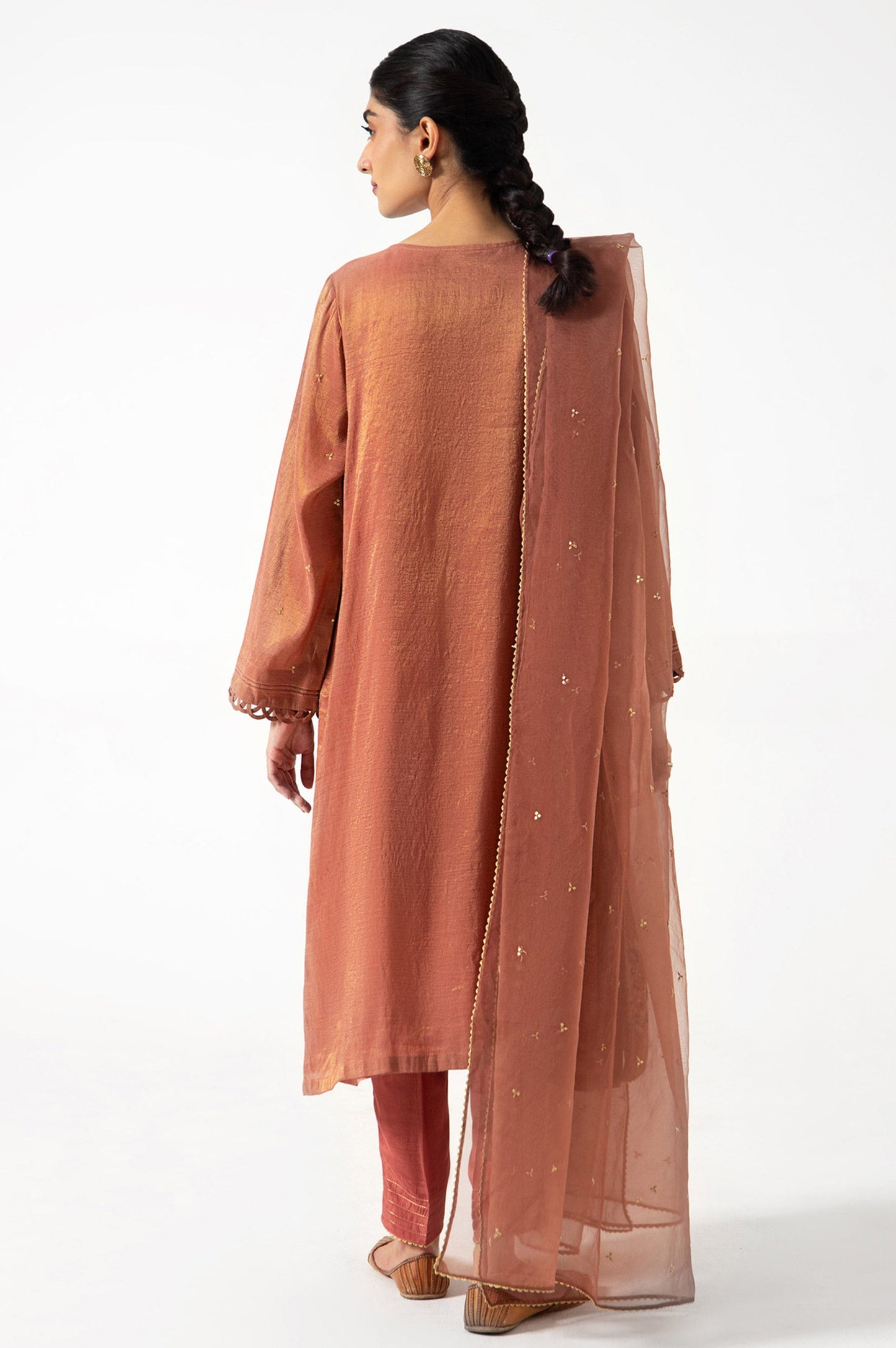 Stitched 2 Piece Mysuri Embroidered Suit