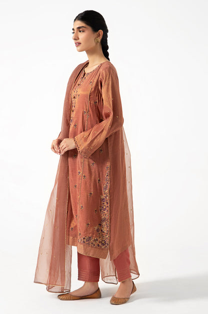 Stitched 2 Piece Mysuri Embroidered Suit