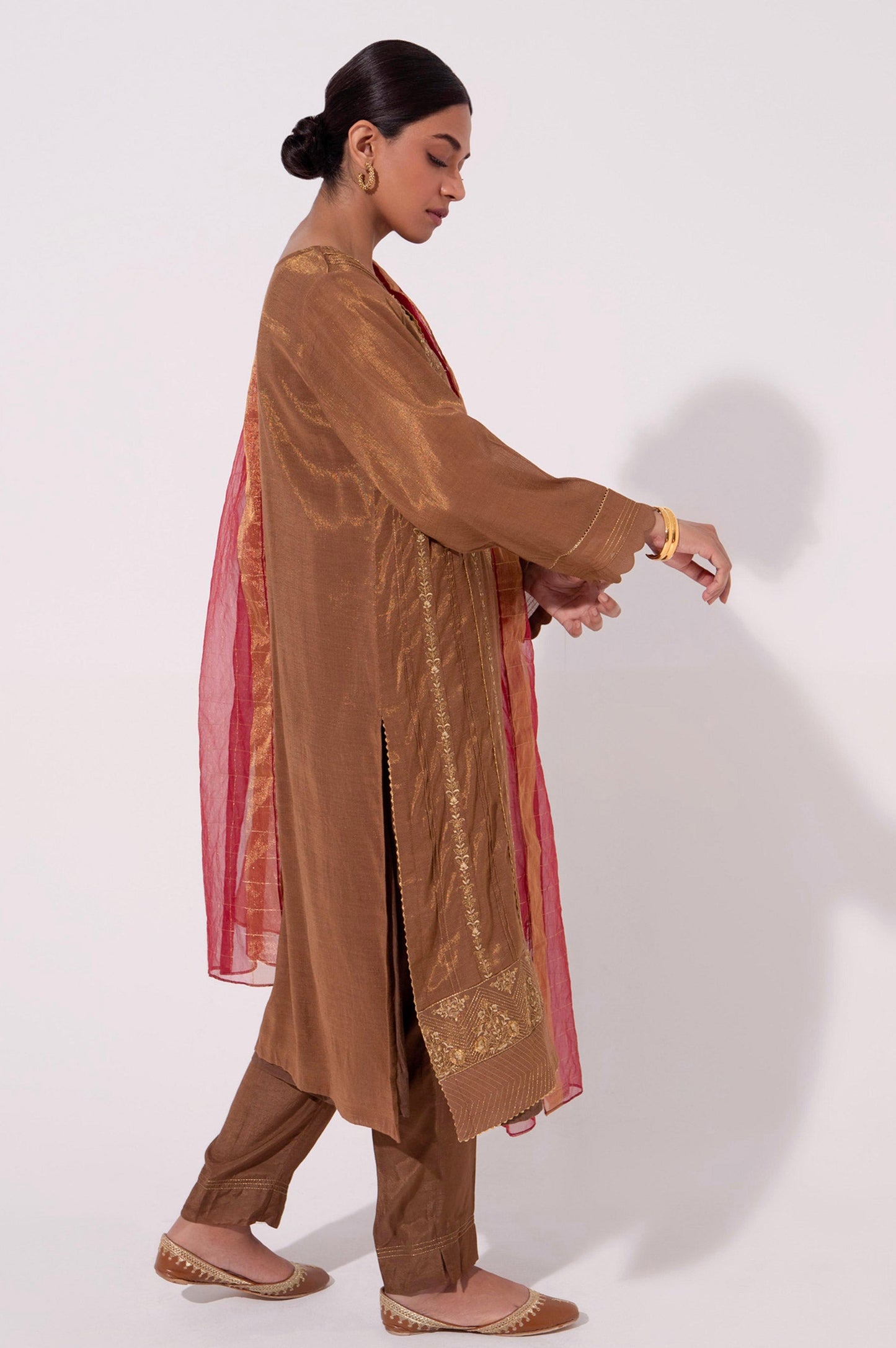 Stitched 3 Piece Staple Maysori Embroidered Suit