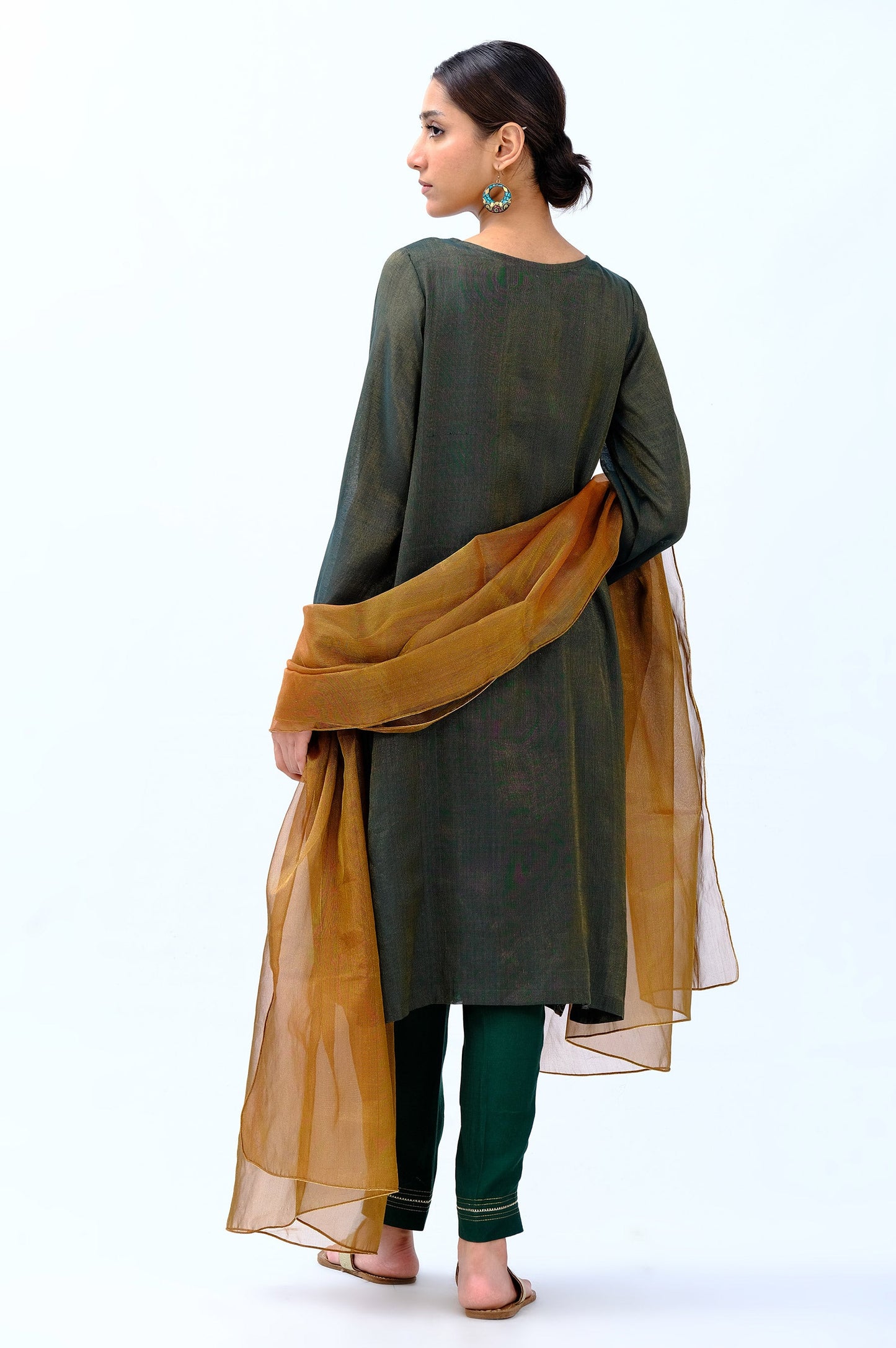 Stitched 3 Piece Mysuri Embroidered Outfit