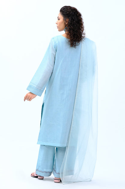 Stitched 3 Piece Maysuri Embroidered Outfit