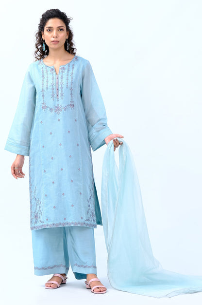 Stitched 3 Piece Maysuri Embroidered Outfit