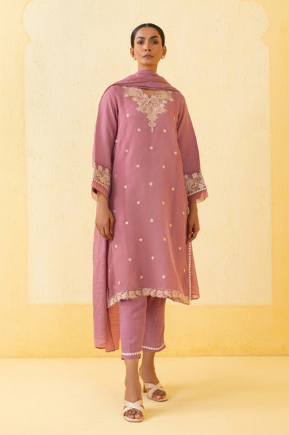 Stitched 3 Piece Embroidered Organza Outfit