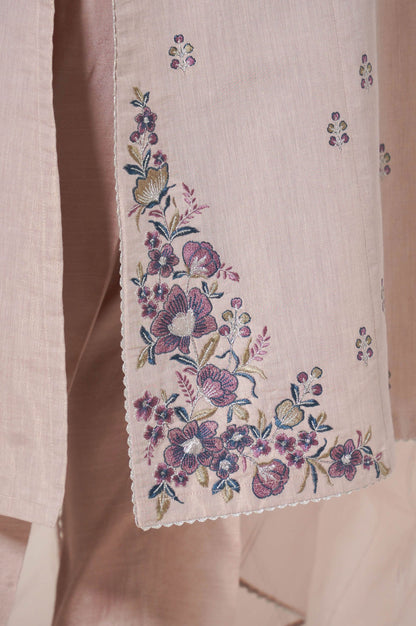 Stitched 3 Piece Embroidered Cotton Mysuri Outfit