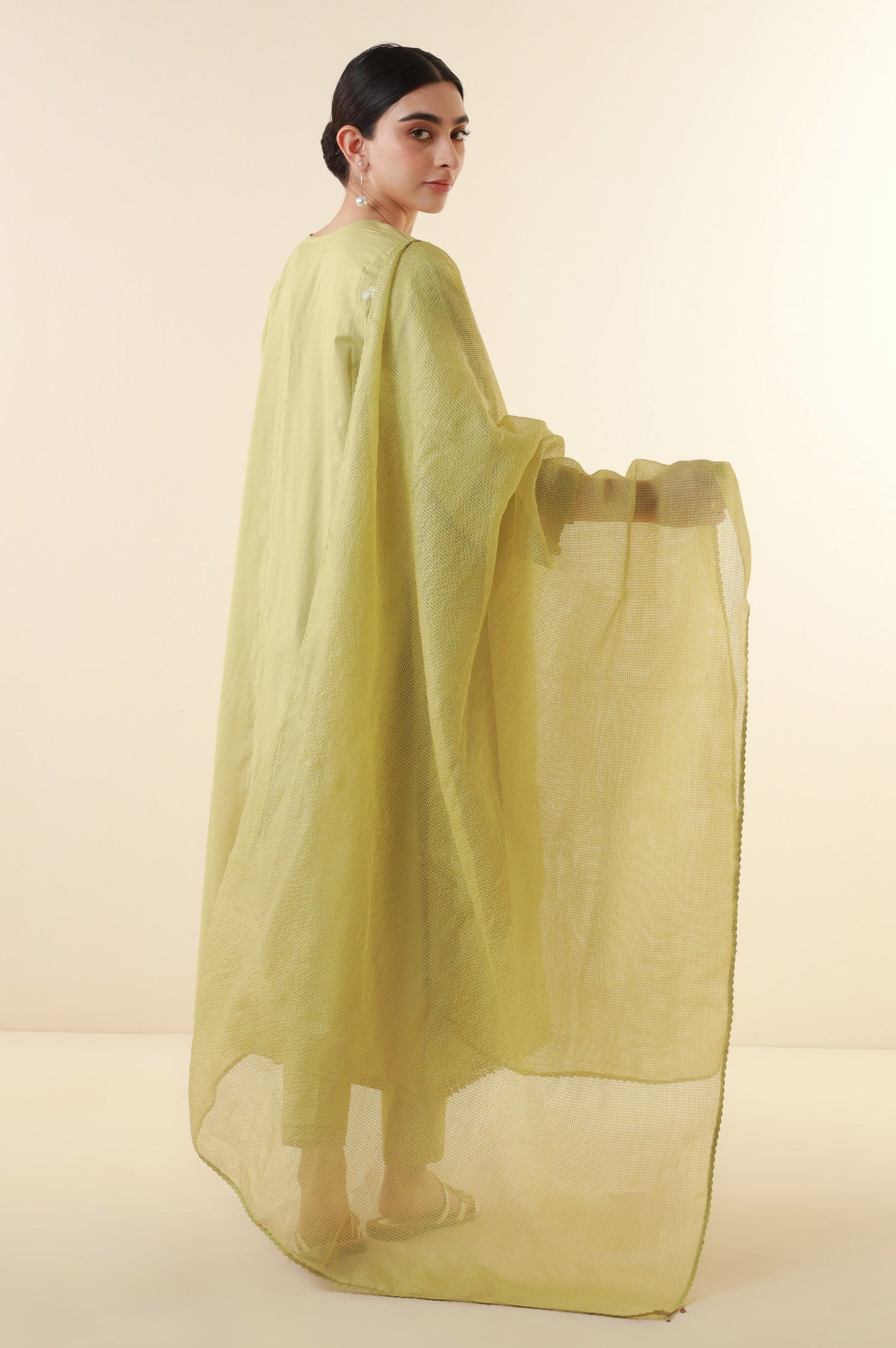 Stitched 3 Piece Embroidered Cambric Outfit