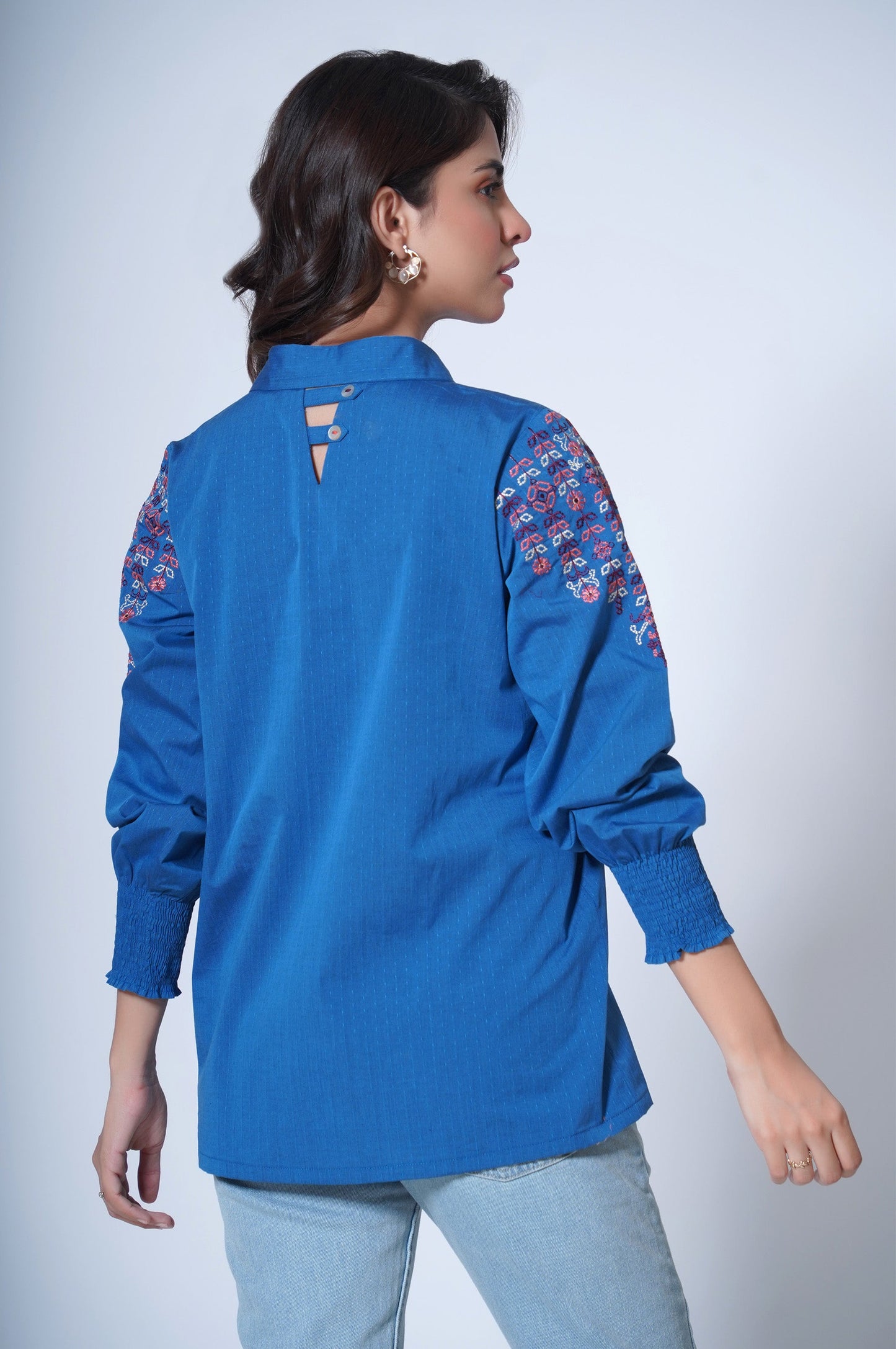 Stitched 1 Piece Yarn Dyed Top