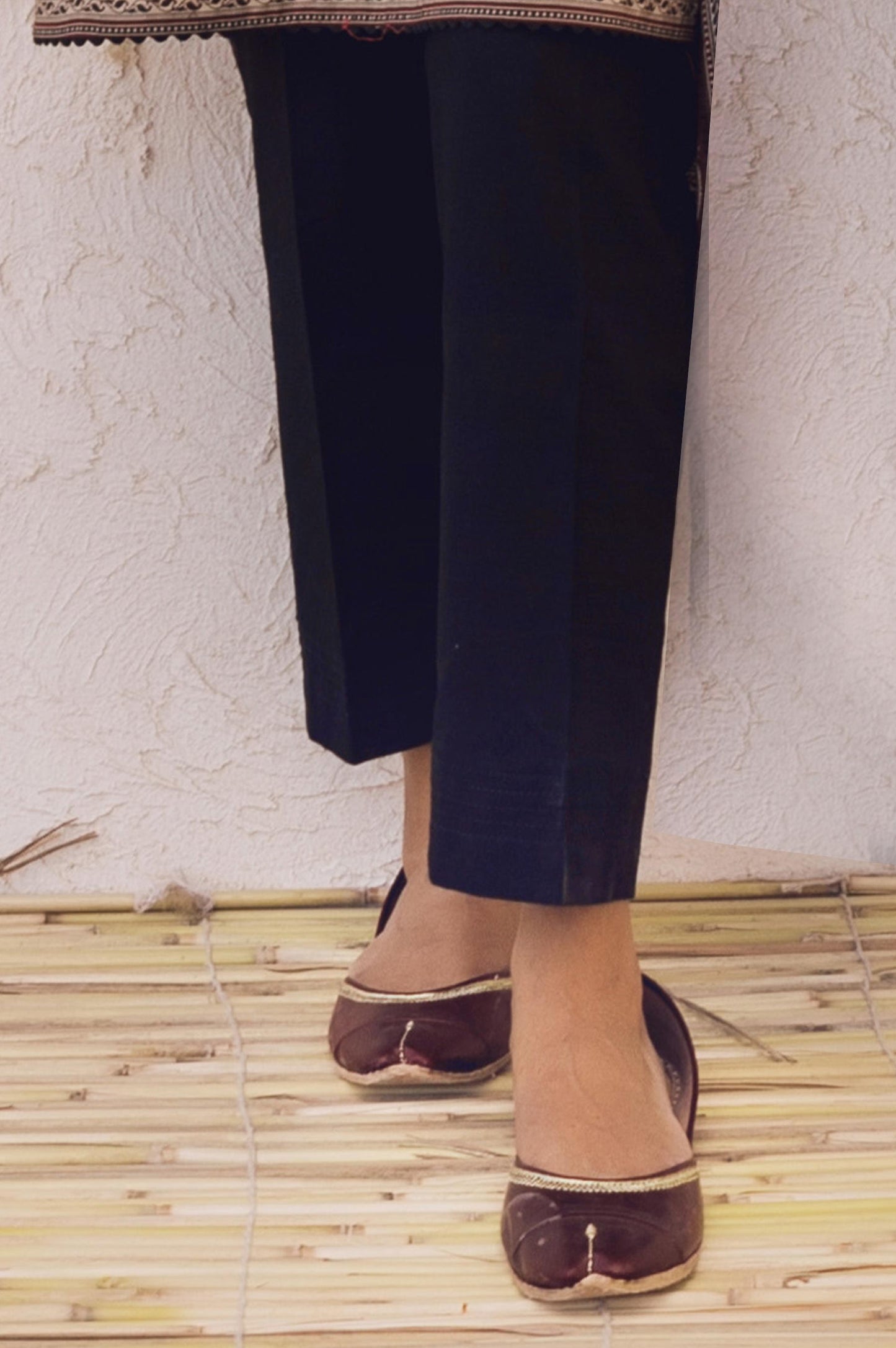 Basic Cambric Pants - Black