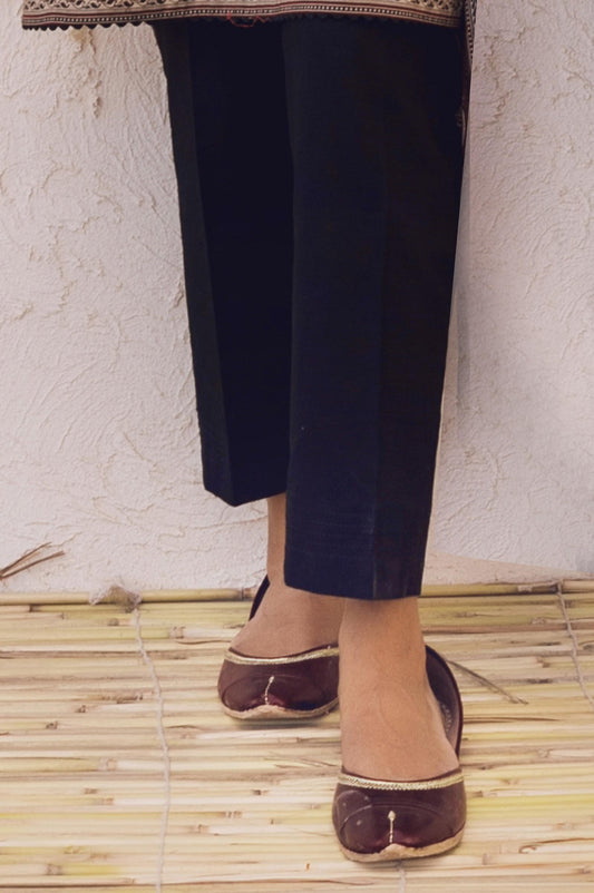 Basic Cambric Pants - Black