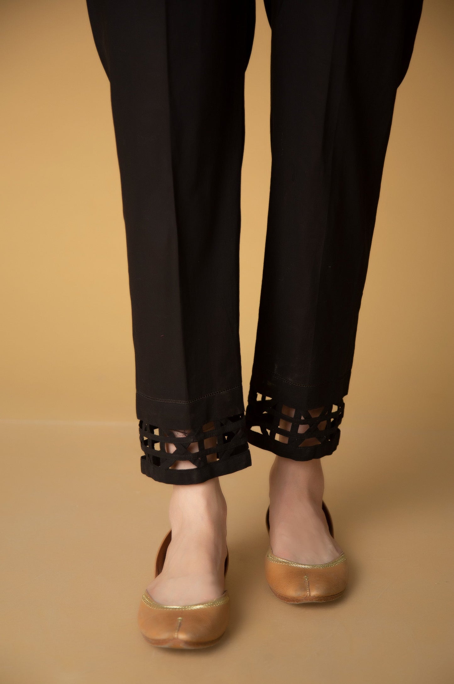 Stylized Cambric Cigarette Pants