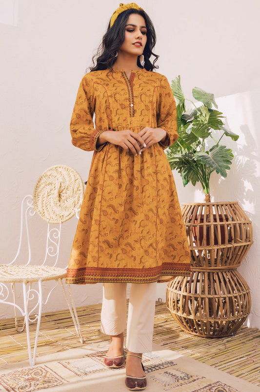 Unstitched 1 Piece Digital Printed Doria Lawn Shirt