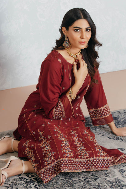 Stitched 1 Piece Embroidered Polynet Shirt