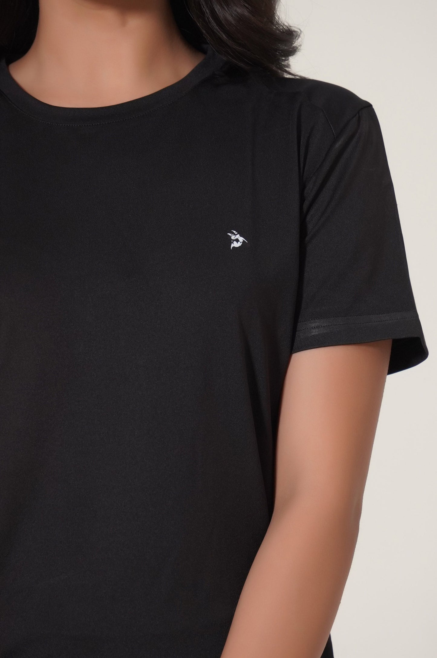 Crew Neck Half Sleeves Tee