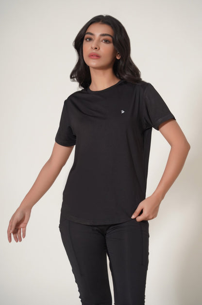 Crew Neck Half Sleeves Tee