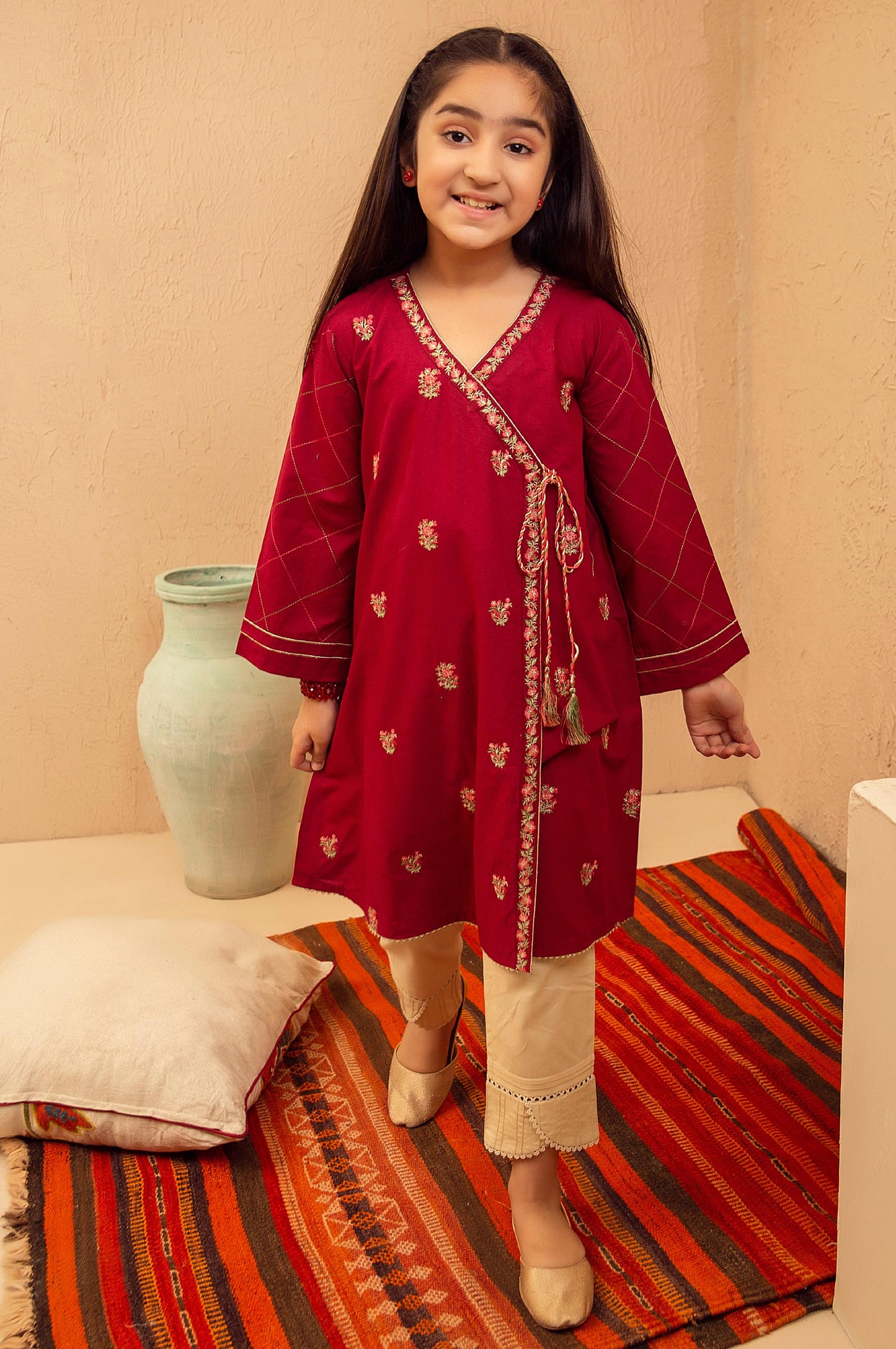 stitched 1 Piece Embroidered Shirt - Cotton