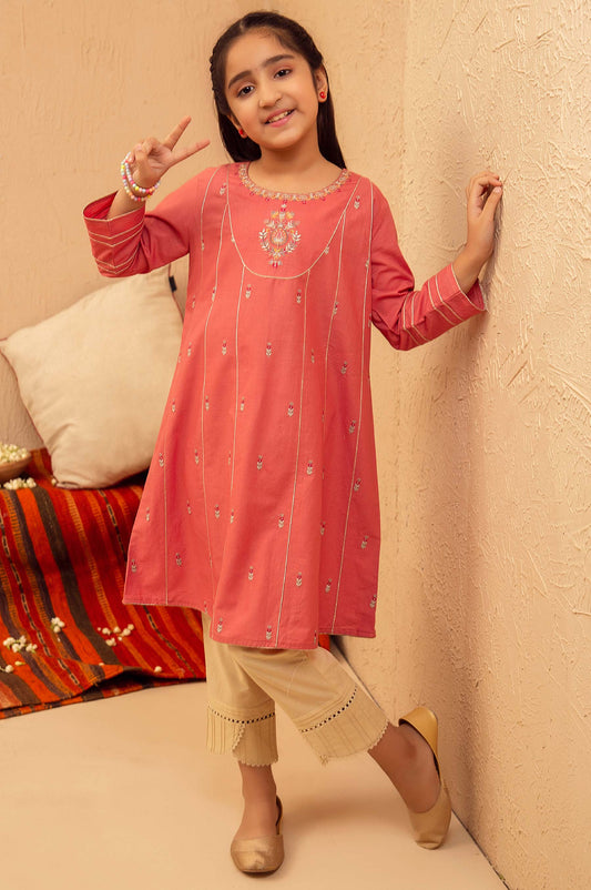 stitched 1 Piece Embroidered Shirt - Cotton