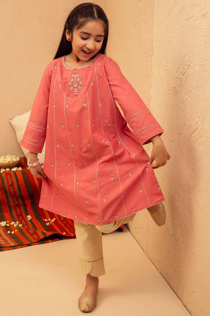 stitched 1 Piece Embroidered Shirt - Cotton