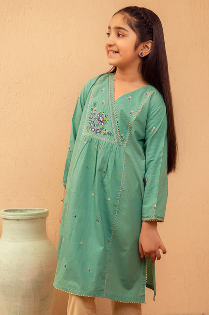 stitched 1 Piece Embroidered Shirt - Cotton