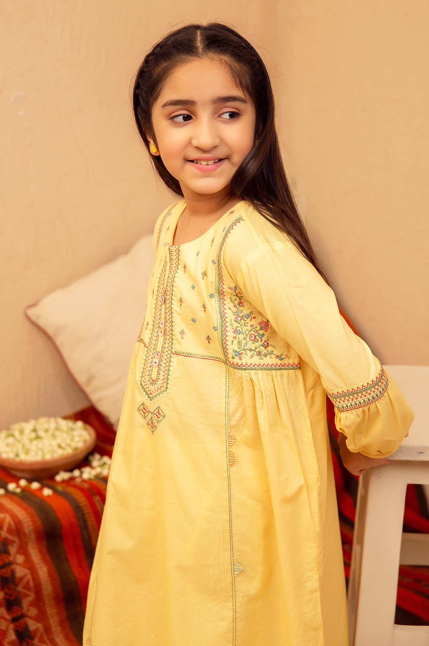 stitched 1 Piece Embroidered Shirt - Cotton