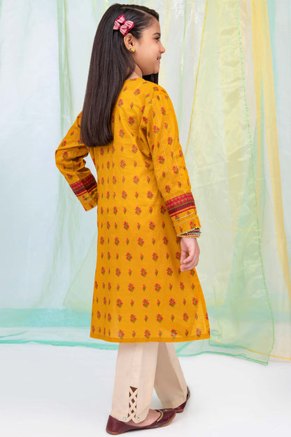 Stitched 1 Piece Embellished Shirt - Cambric