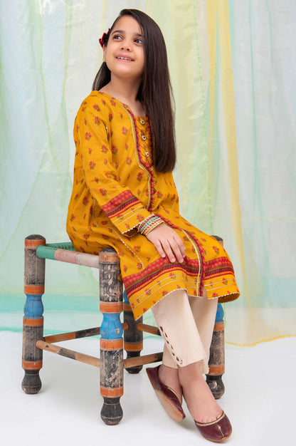 Stitched 1 Piece Embellished Shirt - Cambric