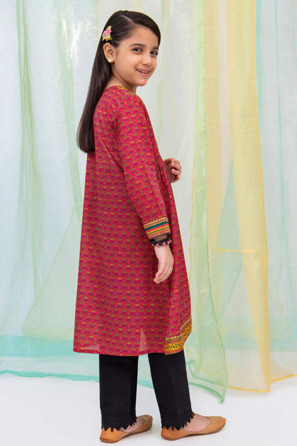 Stitched 1 Piece Embellished Shirt - Cambric