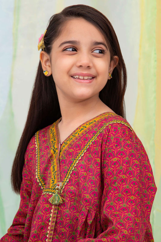 Stitched 1 Piece Embellished Shirt - Cambric