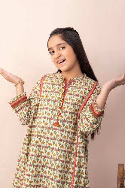 Stitched 1 Piece Printed Khaddar Junior Shirt