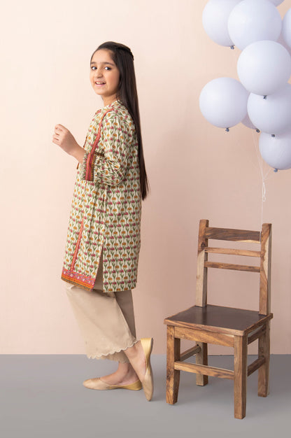 Stitched 1 Piece Printed Khaddar Junior Shirt