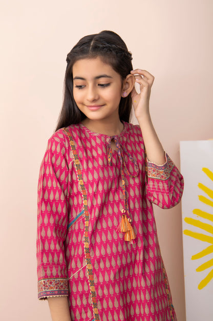 Stitched 1 Piece Printed Khaddar Junior Shirt