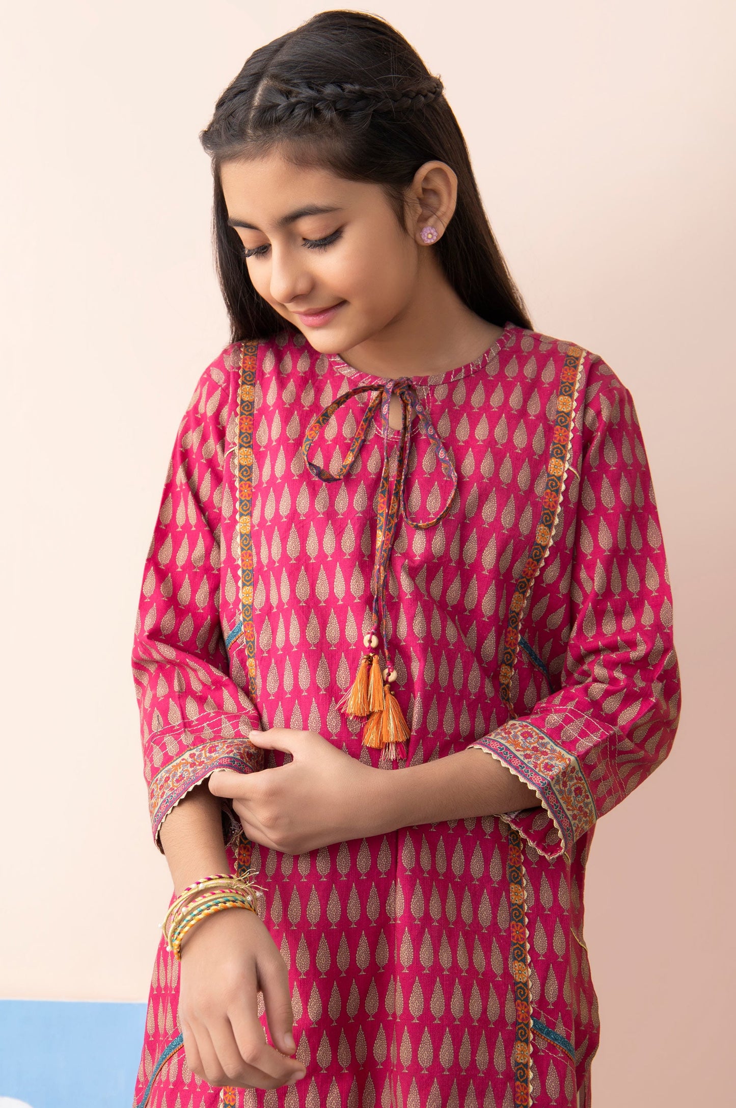 Stitched 1 Piece Printed Khaddar Junior Shirt